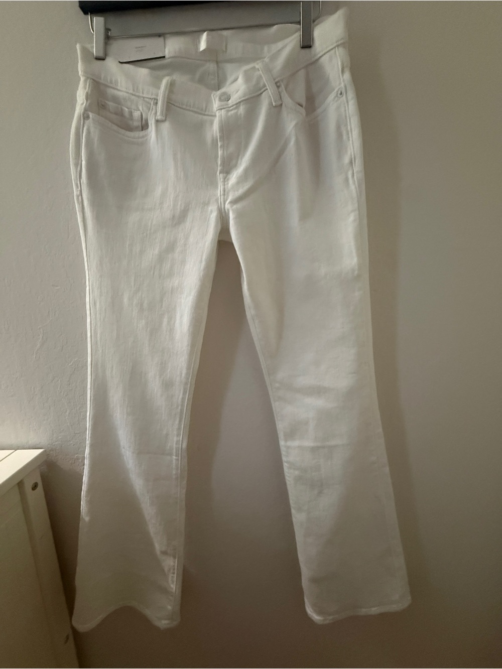 7 For All Mankind White Flared Women’s Jeans